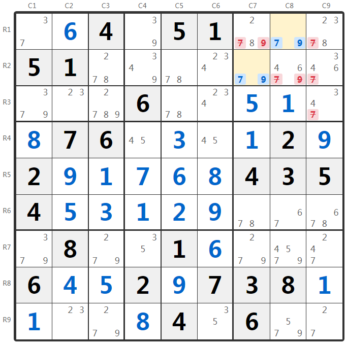 Exemple Paires Nues - Analyse de Boîte